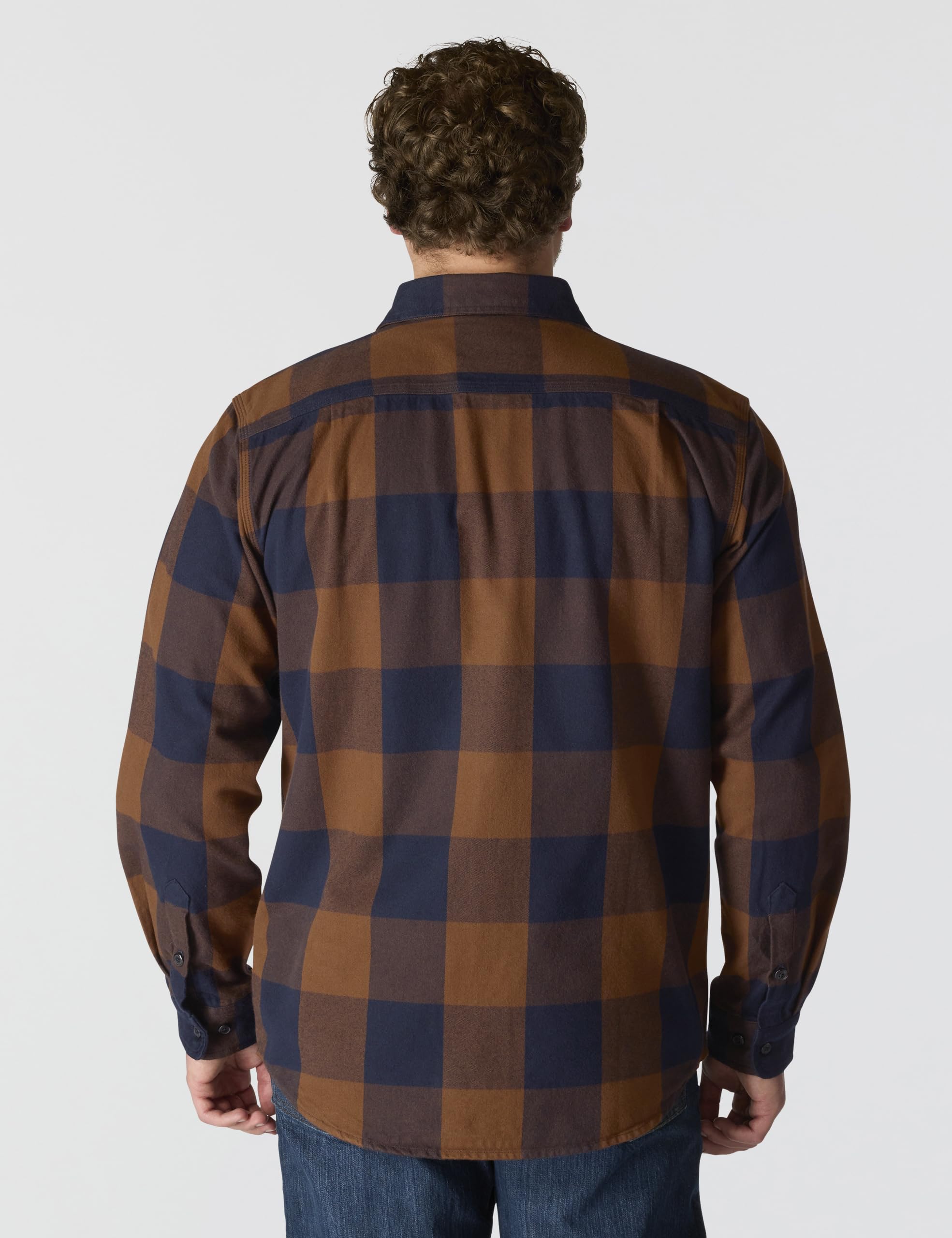Carhartt Lässiger Schnitt Schweres Flanell Kariert Langarmhemd Herren Loose Fit Heavyweight Flannel Long-Sleeve Plaid Shirt (1 Set)