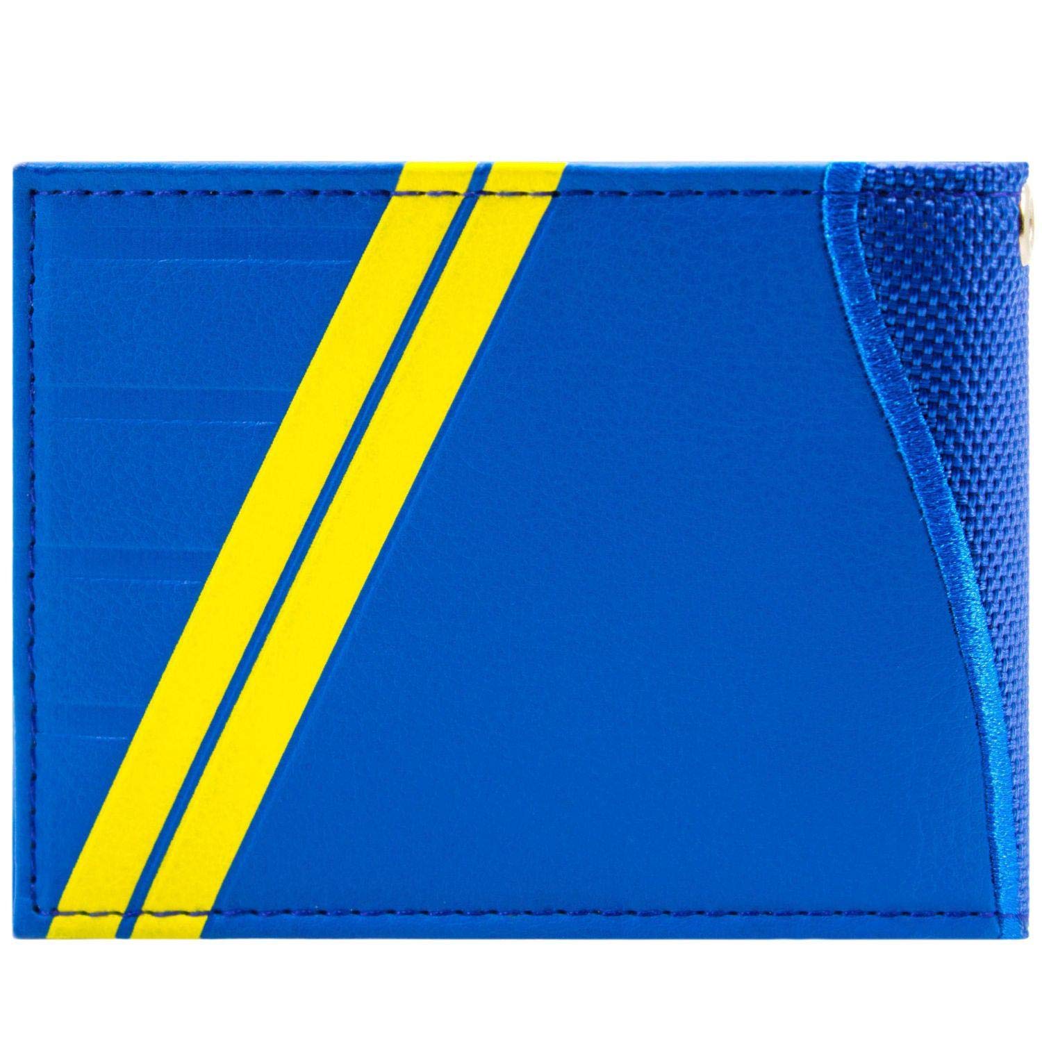 Fallout 4 Vault 111 Metal Silver Cog Blu portafoglio