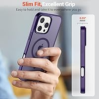 Vista 707 de SUPFINE Funda magnética para iPhone 11 (compatible con MagSafe) (protección contra caídas de grado militar), translúcida mate a prueba de golpes