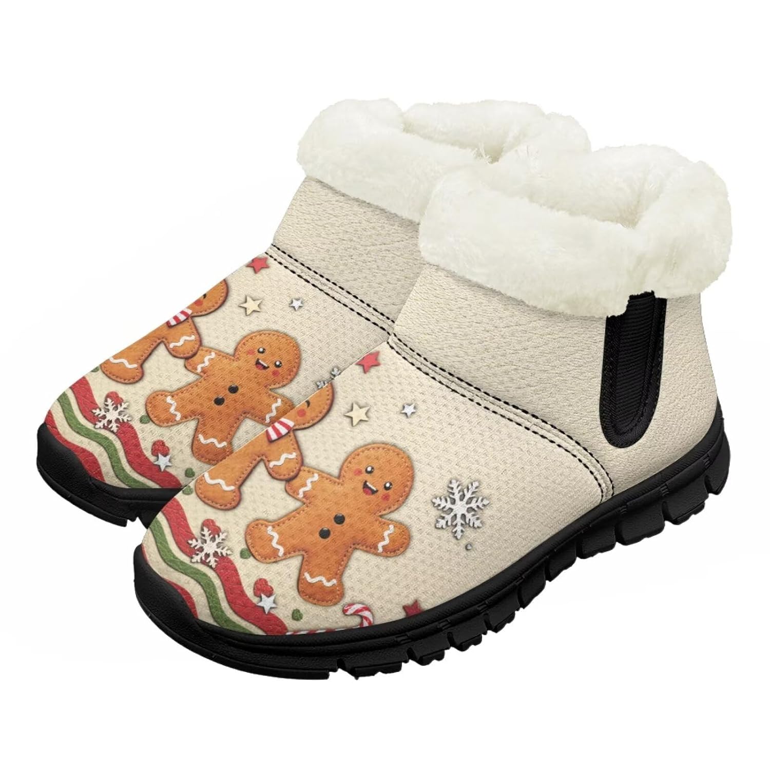 Girls Boys Snow Boots Waterproof Anti-Slip Fur Lined Outdoor Winter Shoes for Little Big Kids Winter Sneakers