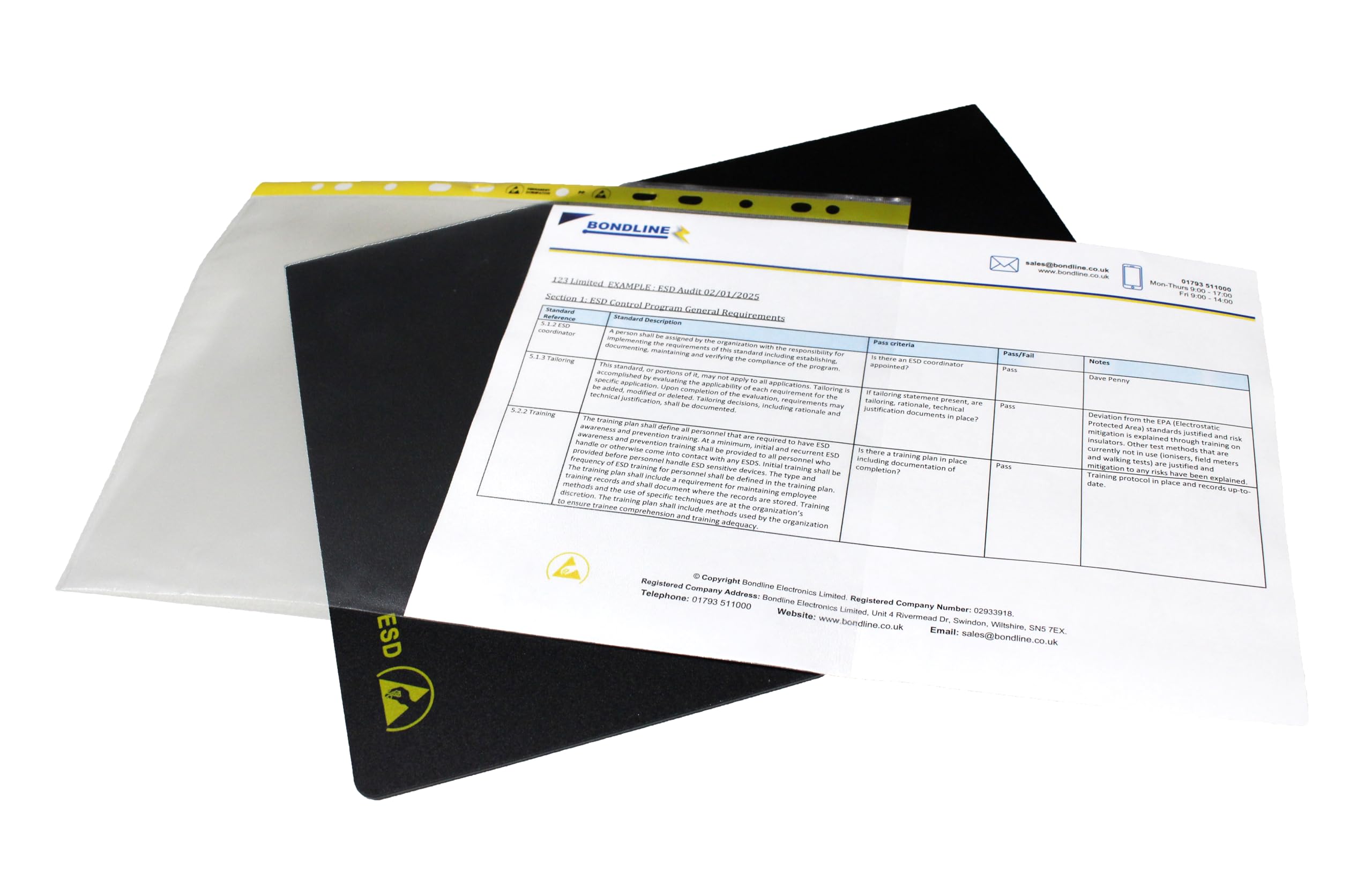 Kill Stat ESD Document Wallets, Clear Plastic Wallets A4 Size, Opaque, Pack of 100 Pieces, ESD Safe, Store Instructions - Image 3
