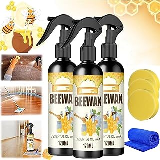 Natural Micro-Molecularized Beeswax Spray, Molecularized Beeswax Spray, Bees Wax Furniture Polish and Cleaner, Beeswax Furniture Polish Spray, Beeswax Wood Cleaner Spray