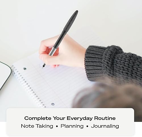 Miniatura 4 de Uniball Signo - Bolígrafo de gel, en barra, mediano de 0.028 in, tinta azul, barril azul, docena