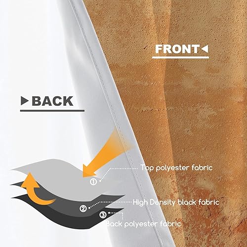 Miniatura 3 de Shrahala Cenefas de cocina de cactus del suroeste de color amarillo arena, modernas cortinas de media ventana, tratamiento de ventana de poliéster