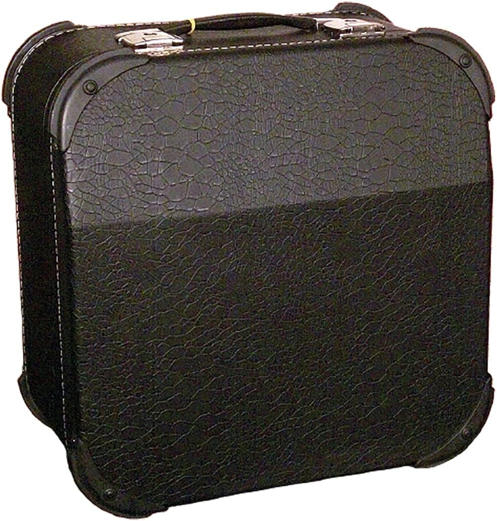 Alacran NAL3412 DLX Accordion Package: 34 Button, 12 Bass Accordion with Case and Straps (Fa/FBE, White Pearl)