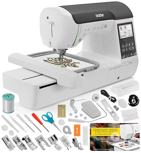 Brother SE2000 Sewing and Embroidery Machine, 5" x 7" Field