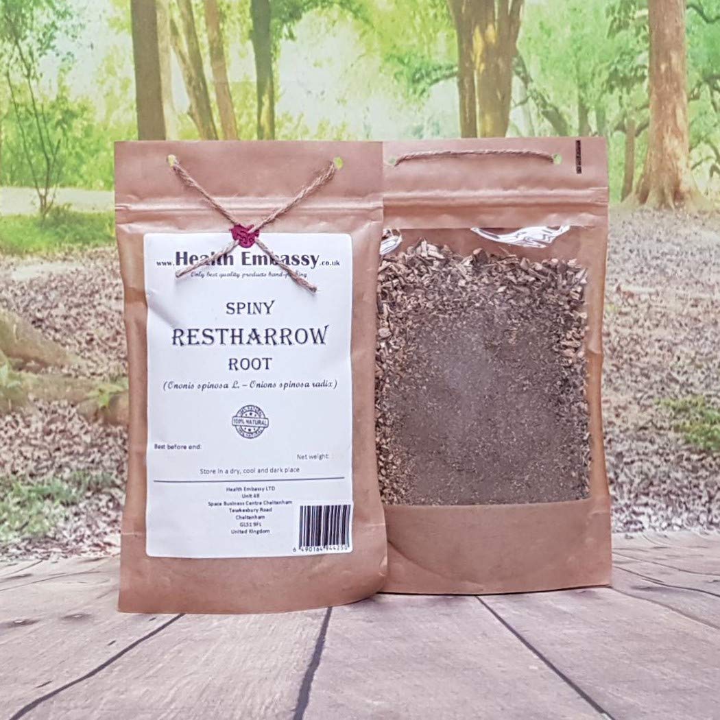 Health Embassy Spiny Restharrow Root | Ononis Spinosa L | Herbal Tea (100g)