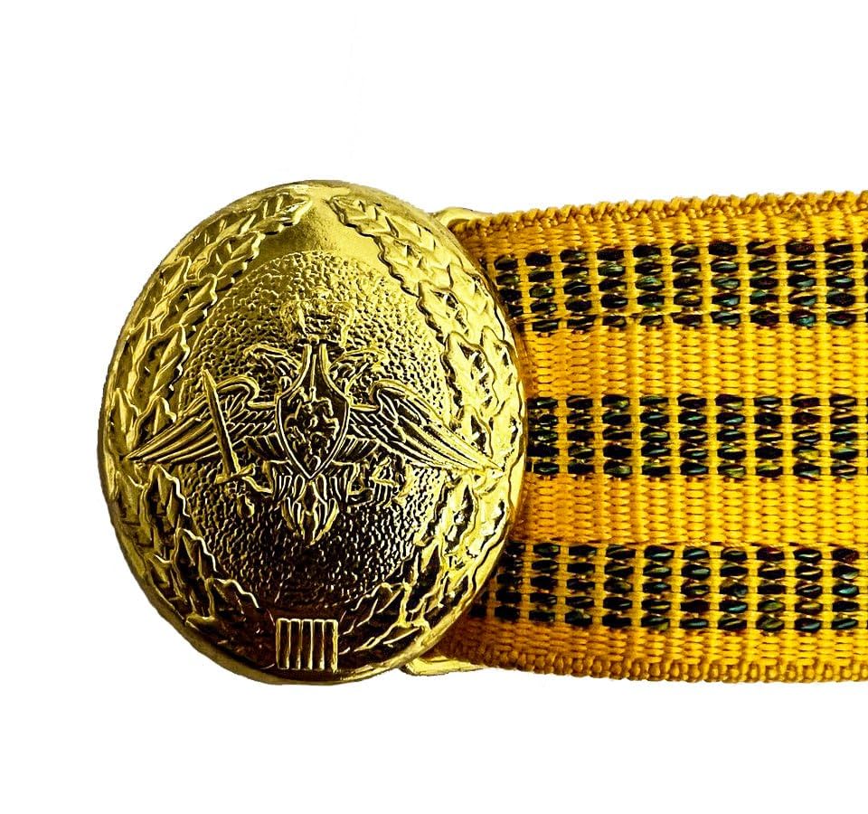 Belt Officer Ceremonial Yellow Hunting Hiking Russian Army Original2