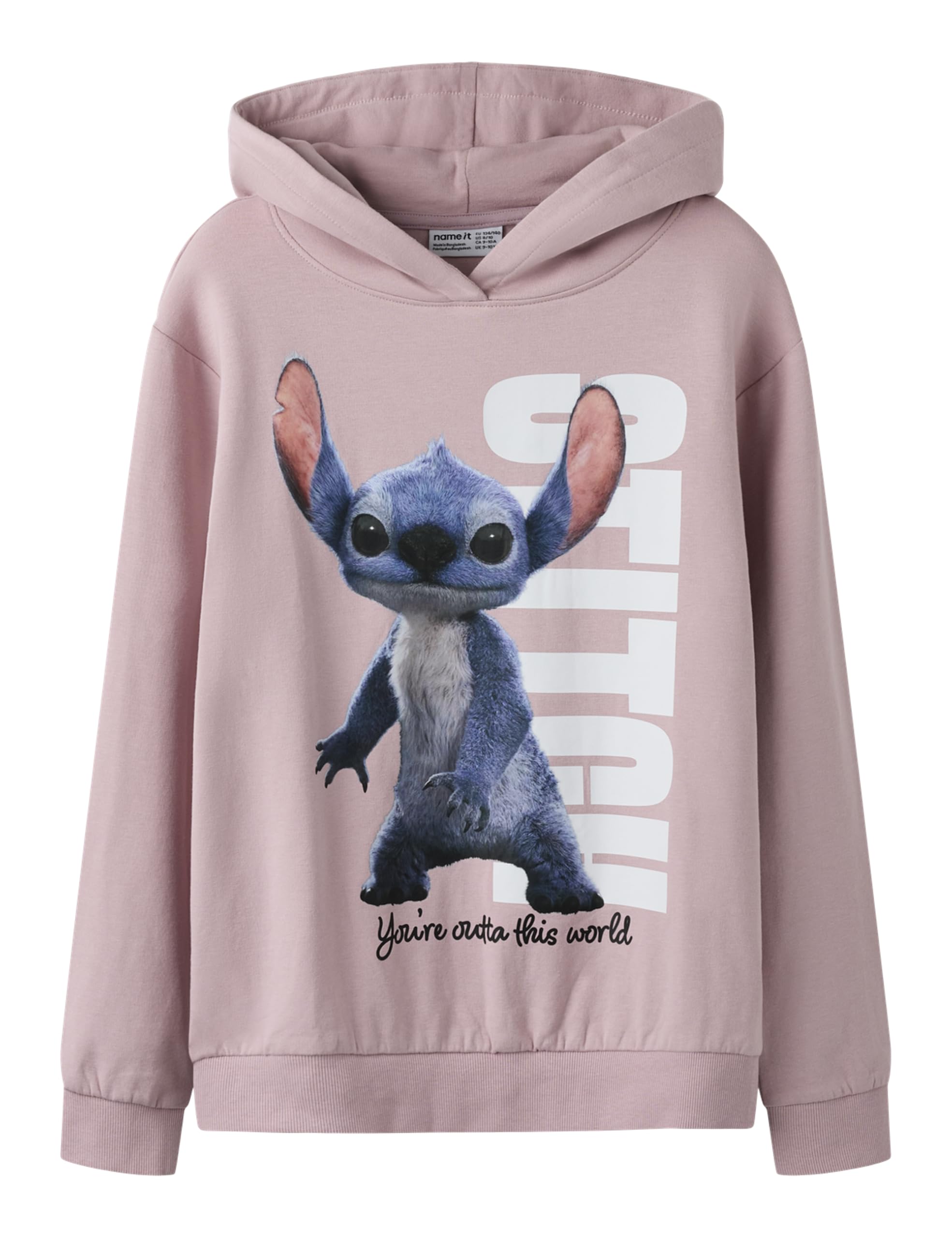 Name IT Mädchen Nkfnibul Stitch Nreg Sweat Bru Lnoos Wdi
