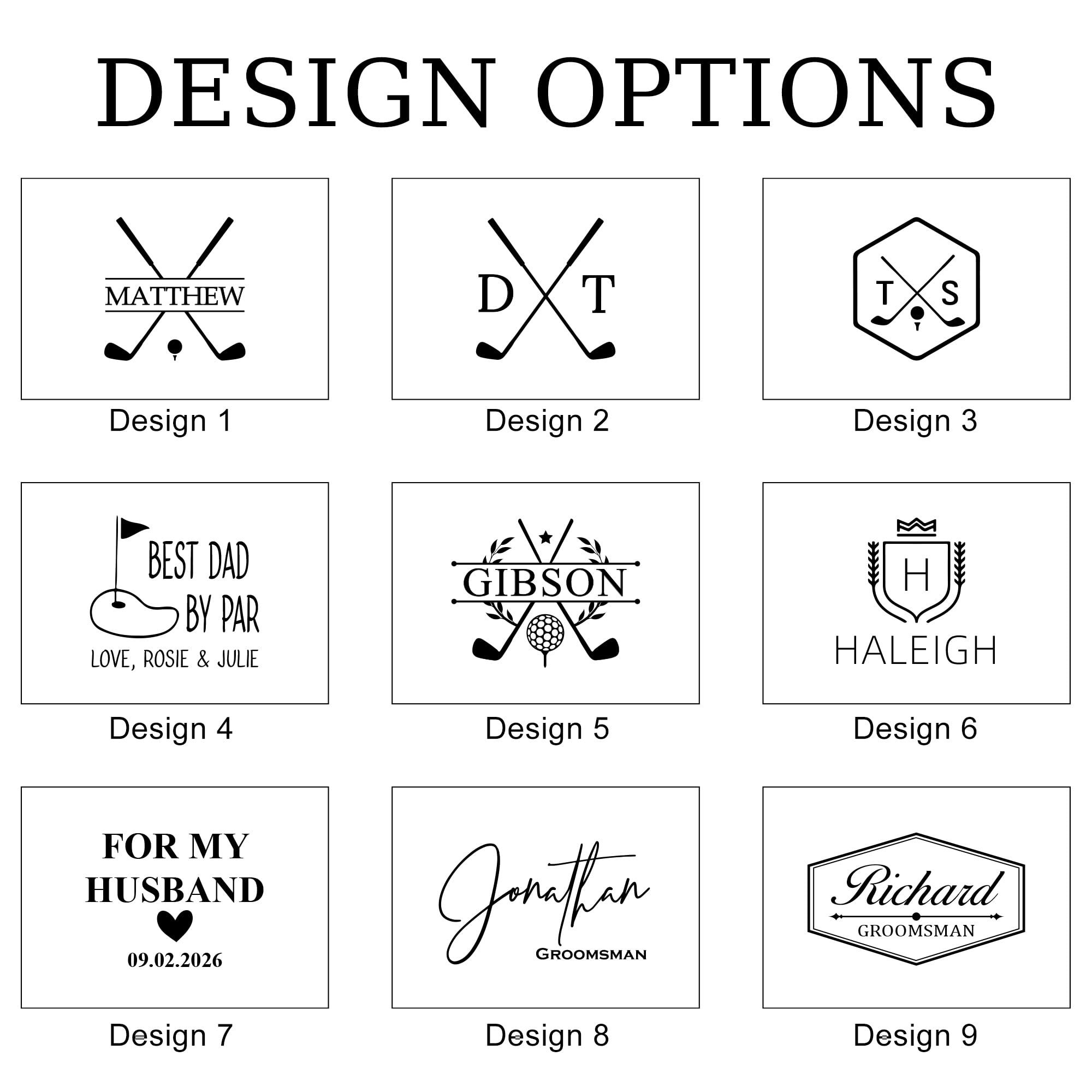 KEMEILA Golf Scorekartenhalter - Personalisierbarer Lederhalter Mit Magnetmarker