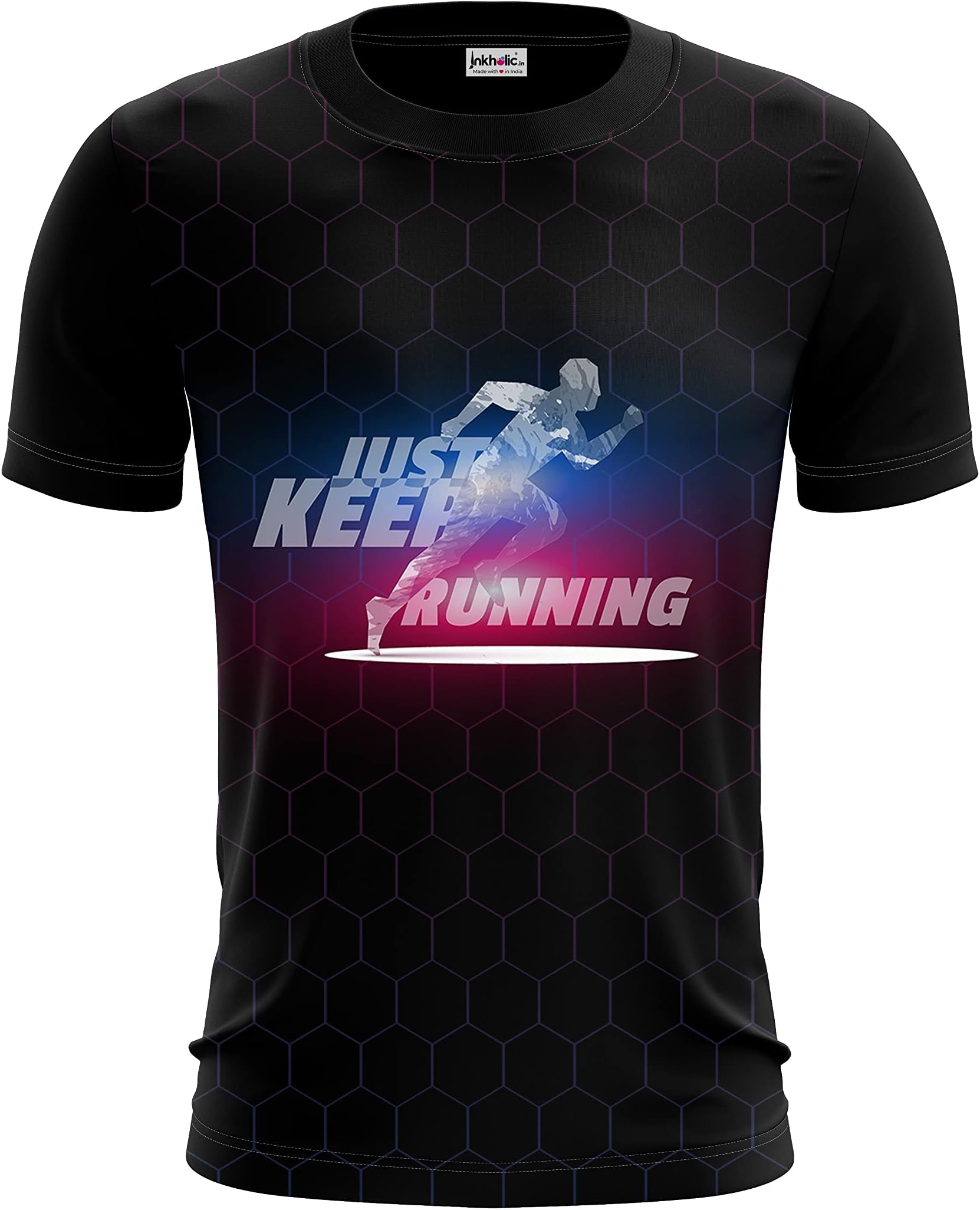 Marathon Running Round neckT-Shirt