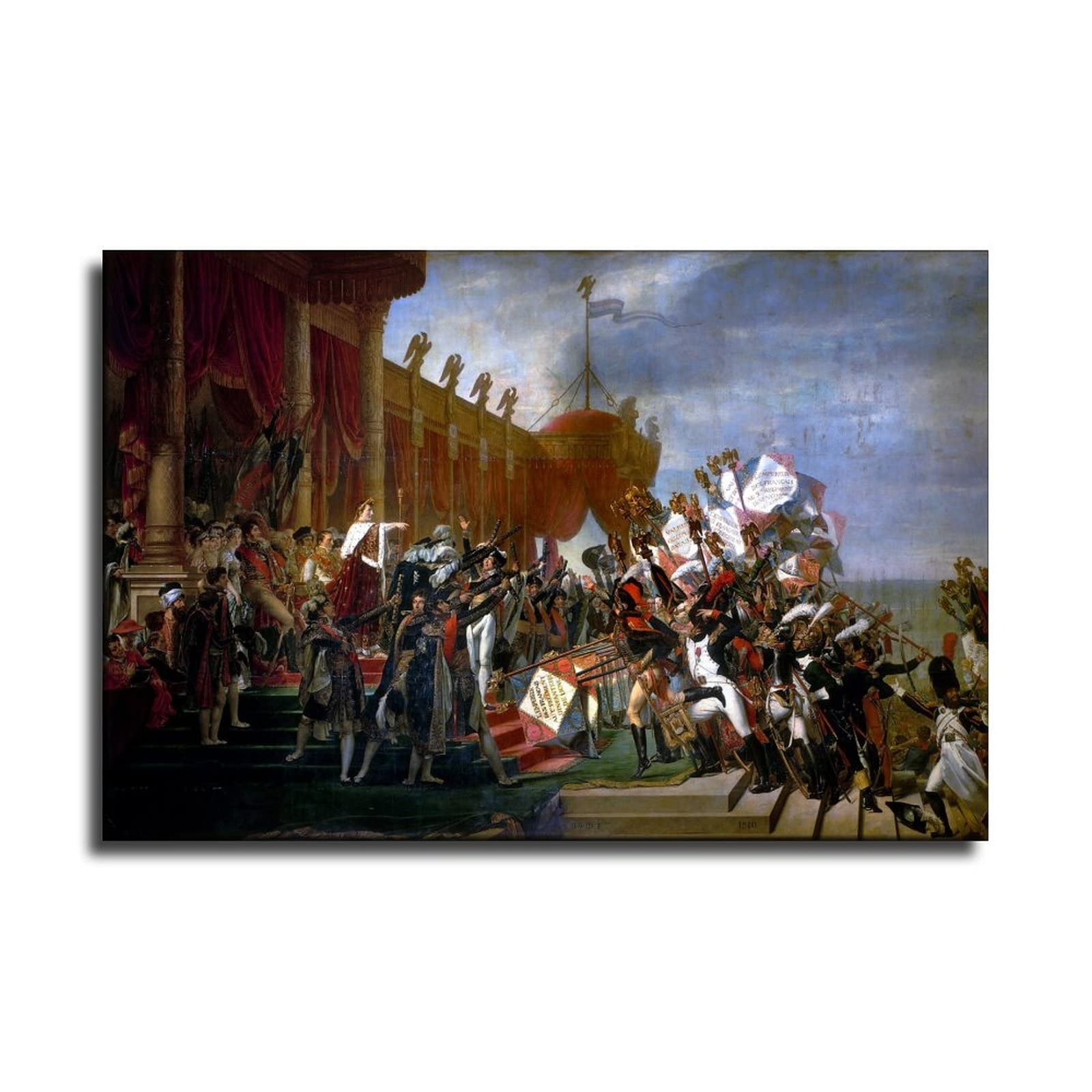 The Distribution Of The Eagle Standards Jacques Louis David