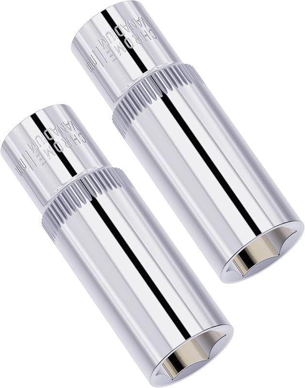 Jogo de Soquetes Profundos de 11 mm, Encaixe de 6,35 mm (1/4 pol.), 6 Pontos, FOCMKEAS, 2 Peças