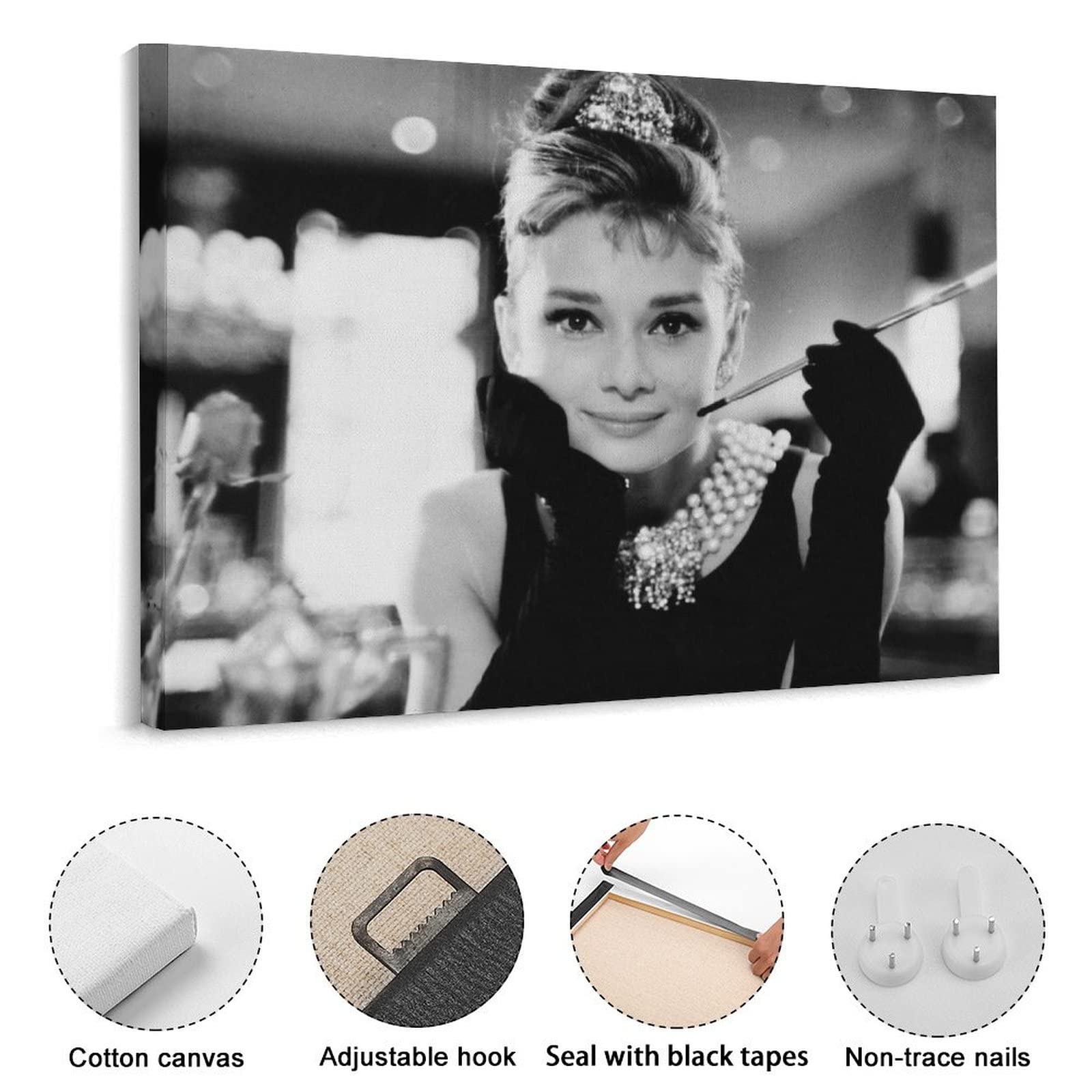 Amazon.co.jp: アートパネル オードリー・ヘップバーン ティファニーで
