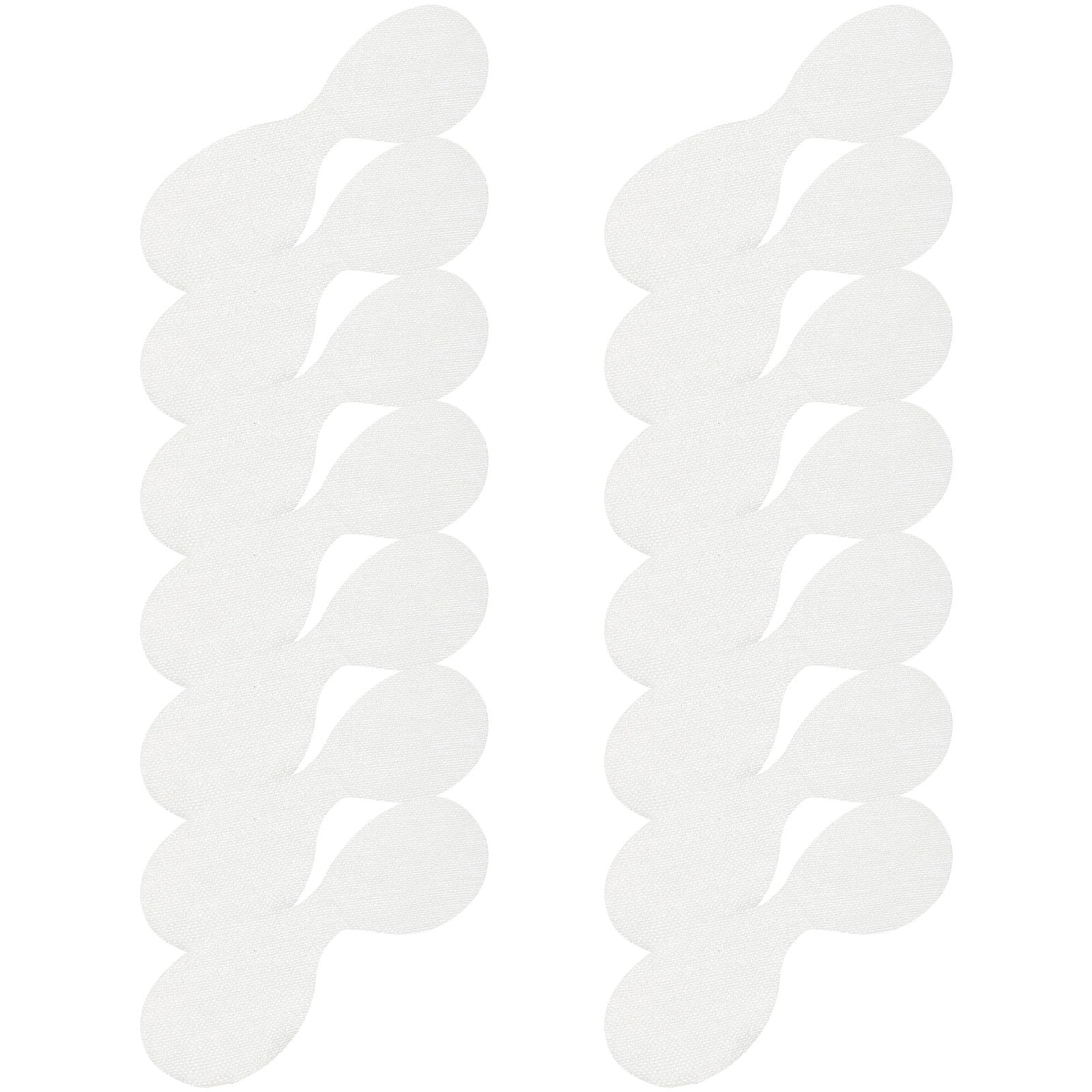 Mascarillas para Ojos DIY de Tejido Blanco, 600 Piezas