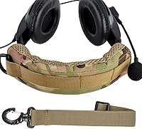 Vista 1 de Cubierta táctica para auriculares modulares avanzados, cubierta de protección de diadema para auriculares Camo