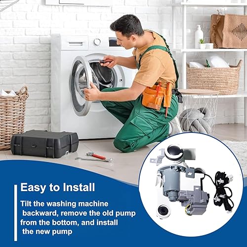 Miniatura 5 de WA40J3000AW WA50K8600AV WA45H7000AW WA50M7450AW WA50K8600AW WA40A3005AW WA45M7050AW WA48H7400AW WM9500HKA WA41A3000AW 0AW WA4 Bomba de lavadora