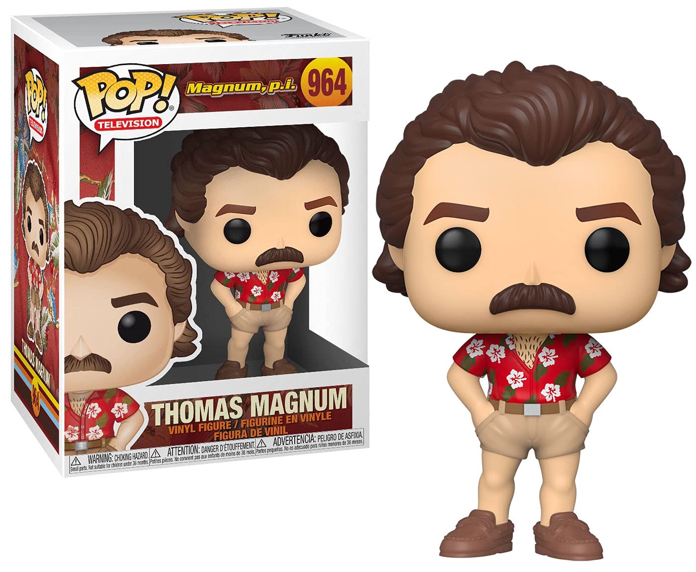 Amazon.com: Funko Pop! Television: Magnum P.I. - Thomas Magnum