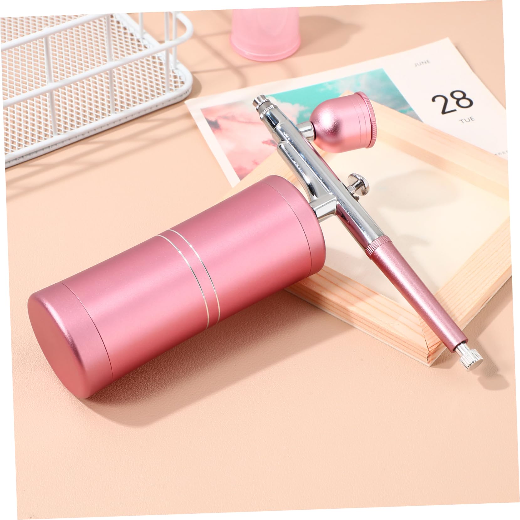 DECHOUS Tragbares Hand Airbrush Nano Sprühgerät Wassernachfüllwerkzeug Leichtes Gesichtsspraygerät für Hautpflege und Reisen