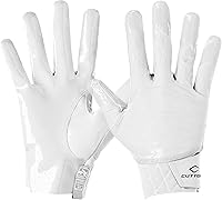 Cutters Rev Pro 5.0 Men's Football Receiver Gloves - Ultra Sticky C-TACK Grip, Lightweight All-Weather Performance