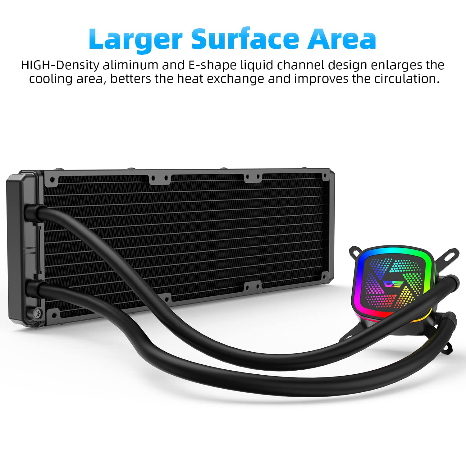 darkFlash DT360 radiator with fans