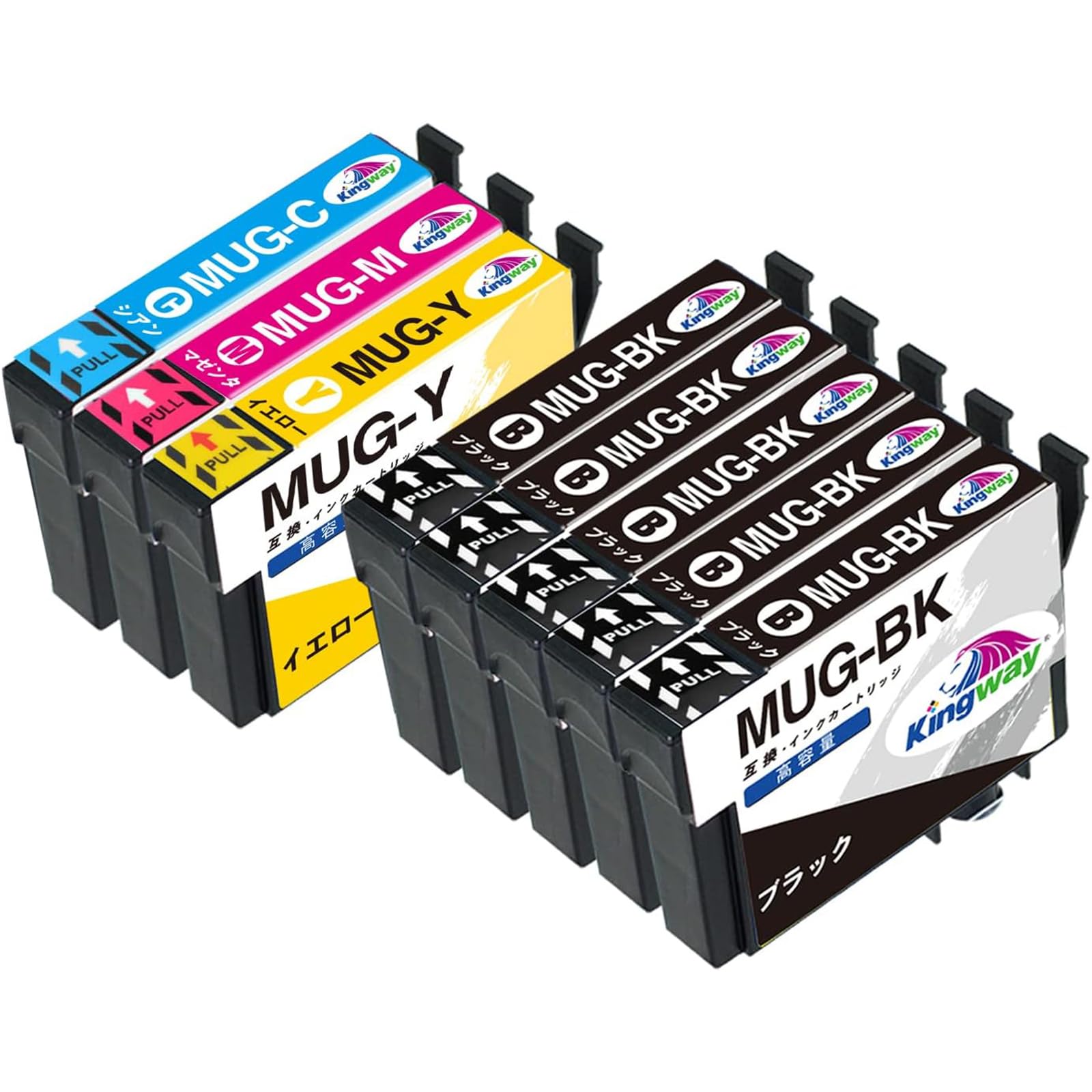 Amazon.co.jp: Kingway Epson MUG-4CL エプソンインク マグカップ 互換