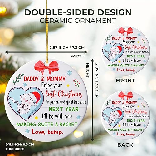 Miniatura 3 de ZAGKOO Adorno de Navidad HA1-06