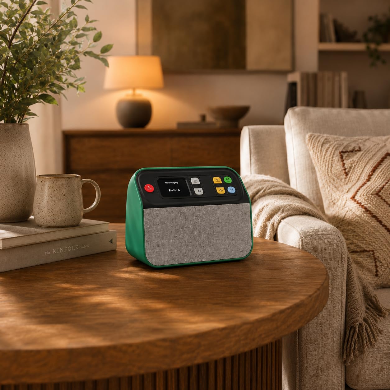 Radio Simple pour Senior BBrain - Vert - 13 cm