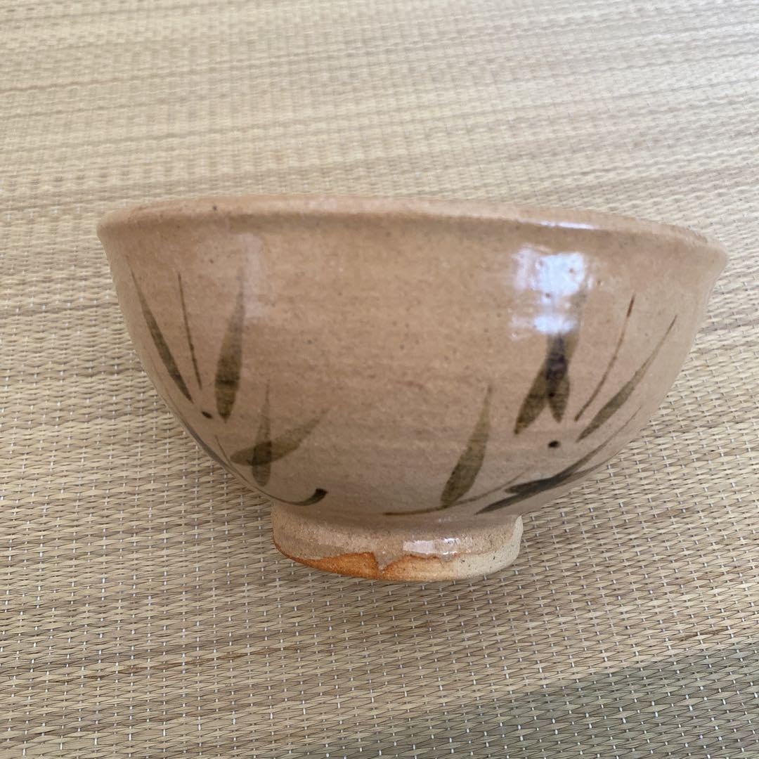 抹茶茶碗 唐津焼 中里嘉孝 絵唐津 新品 未使用 茶道具 抹茶茶碗 絵唐津茶碗