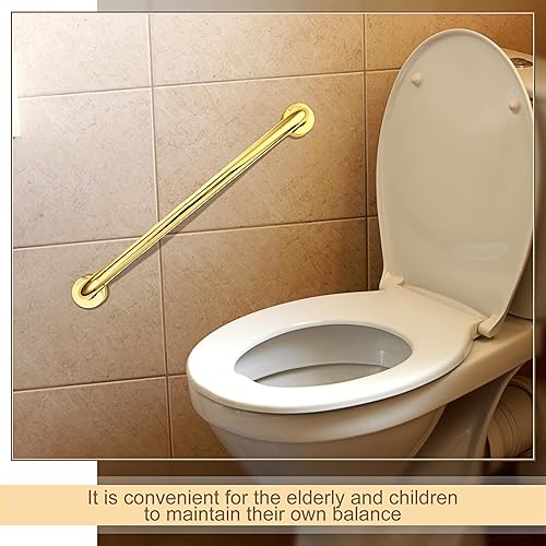 Miniatura 6 de Tatuo Paquete de 4 barras de agarre para tinas y duchas, asas de baño para ancianos, barras de ducha antideslizantes, mango de acero inoxidable para