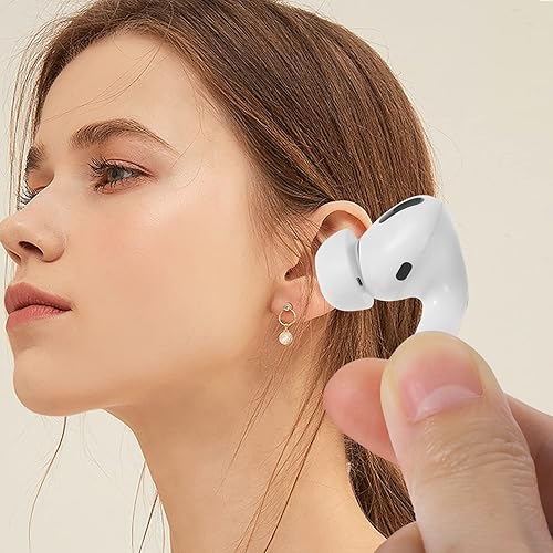 Miniatura 8 de Gatuida Puntas de repuesto para las orejas, 8 pares de puntas de oreja, 4 tamaños de repuesto de goma de silicona para auriculares, accesorios de gel
