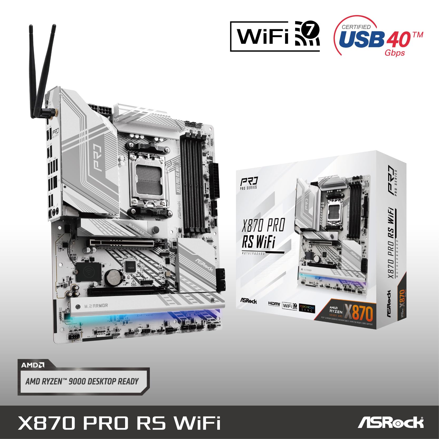ASRock X870 Pro RS マザーボード Amazon | ASRock マザーボード X870 Pro RS WiFi AMD Ryzen 9000