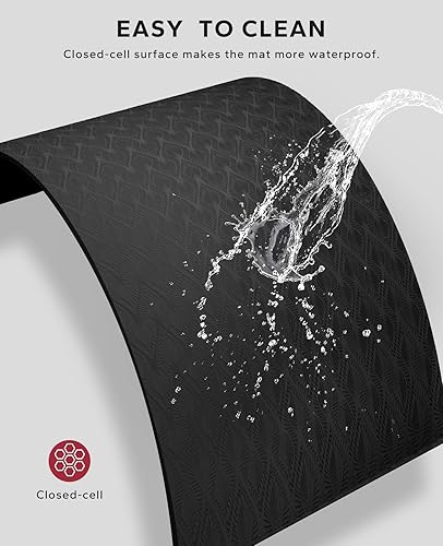 Miniatura 6 de HAPBEAR Extra Large Yoga Mat - 72"x48"78"x54", 14" & 13" Thick, Non-Slip, Durable, Eco-Friendly, Wide Exercise Mat for Home Workouts, Yoga, Pilates,