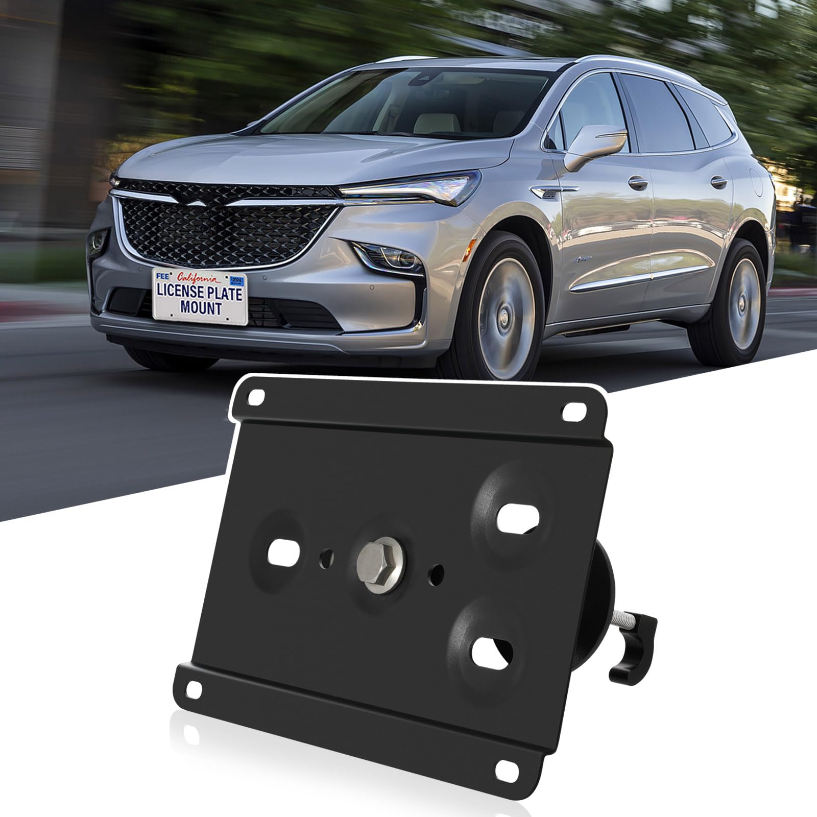 Front License Plate Bracket For Buick Enclave, Encore GX, Envision - No Drill Mount, High-Density Steel - View #5
