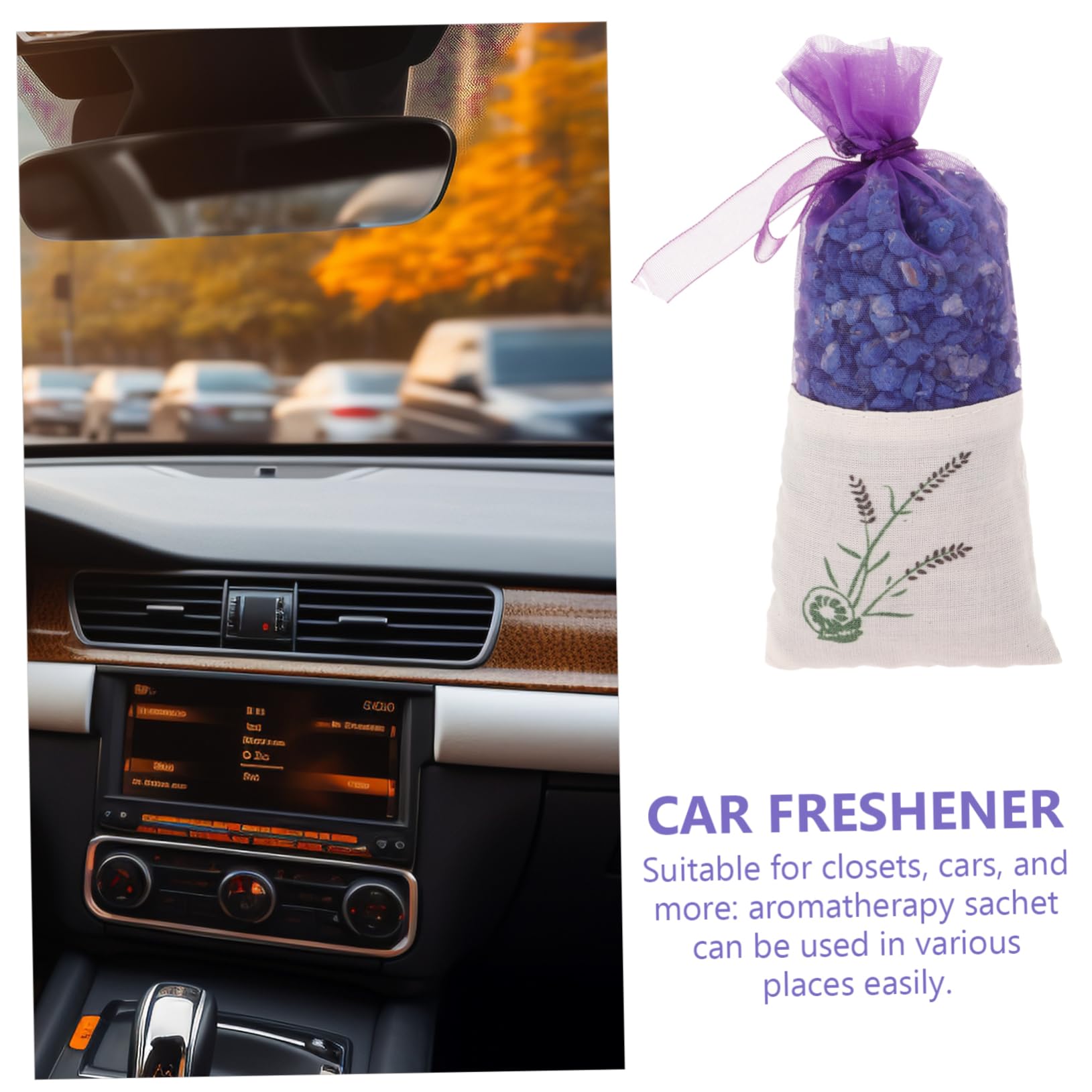 6pezzi Sachet Profumati Naturali Per Armadi e Auto Con Minerali Per Ambienti Rinfrescanti Per Spazi Ridotti e Conservazione Di Abbigliamento