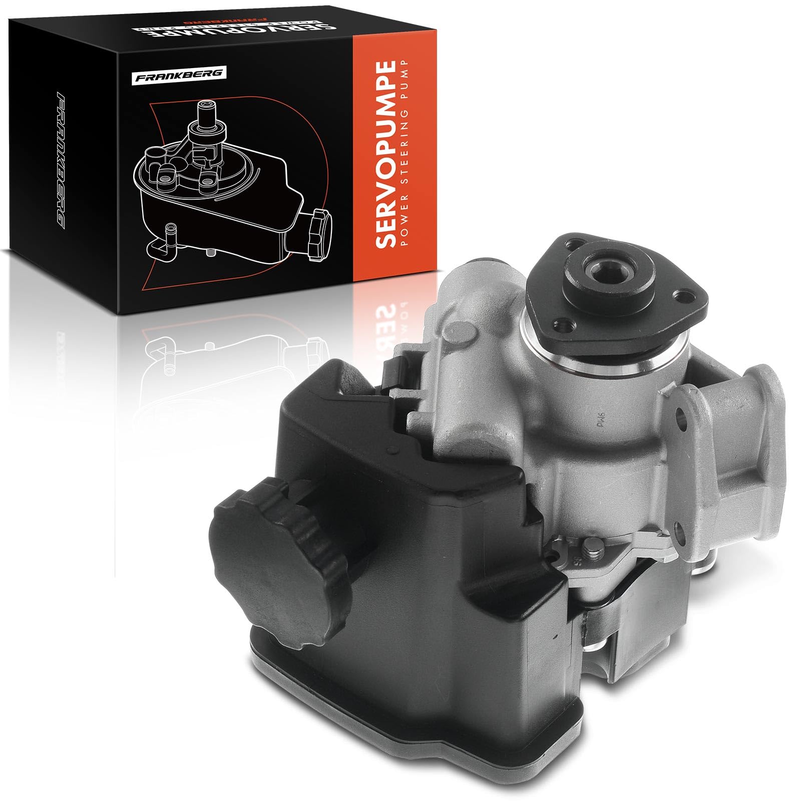 Frankberg Servopumpe Hydraulisch Lenkung Kompatibel mit C-Klasse W203 CL203 S203 I4 3.0L 2002-2008 S-Klasse W220 I4 3.2L 1999-2005 Replace# 0034667201