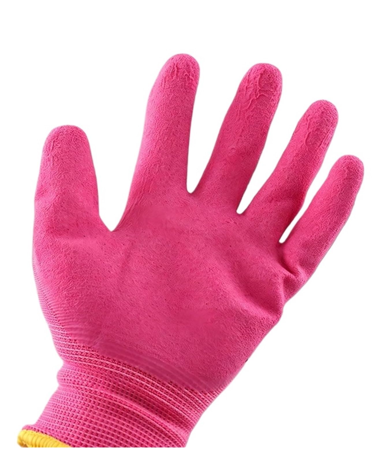 Générique Gants de travail sécurité, 2 à 12 paires, antidérapants, tricot sans couture for le jardinage et l'extérieur
