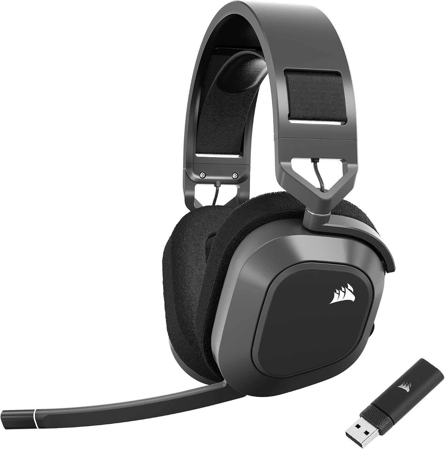 HS80 MAX Wireless Bluetooth PC PS5 Switch Gaming Headset – Gray | Clear Broadcast Quality Mic, Dolby Atmos, SoundID Technology, Up to 65Hr, 2.4GHz, Memory Foam, PS4, Mac, Mobile