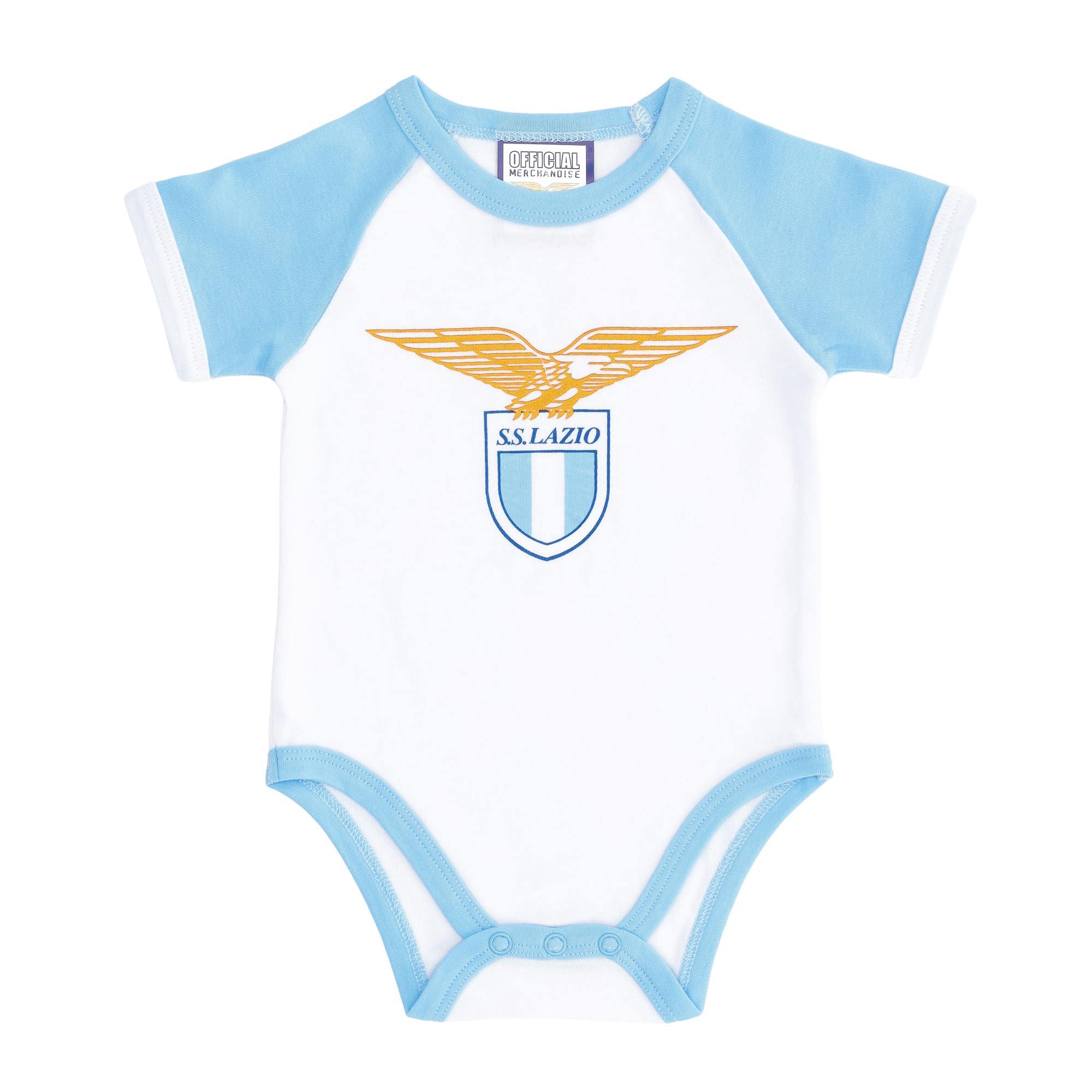 SS Lazio Set 2 body manica corta neonato, Prodotto Ufficiale