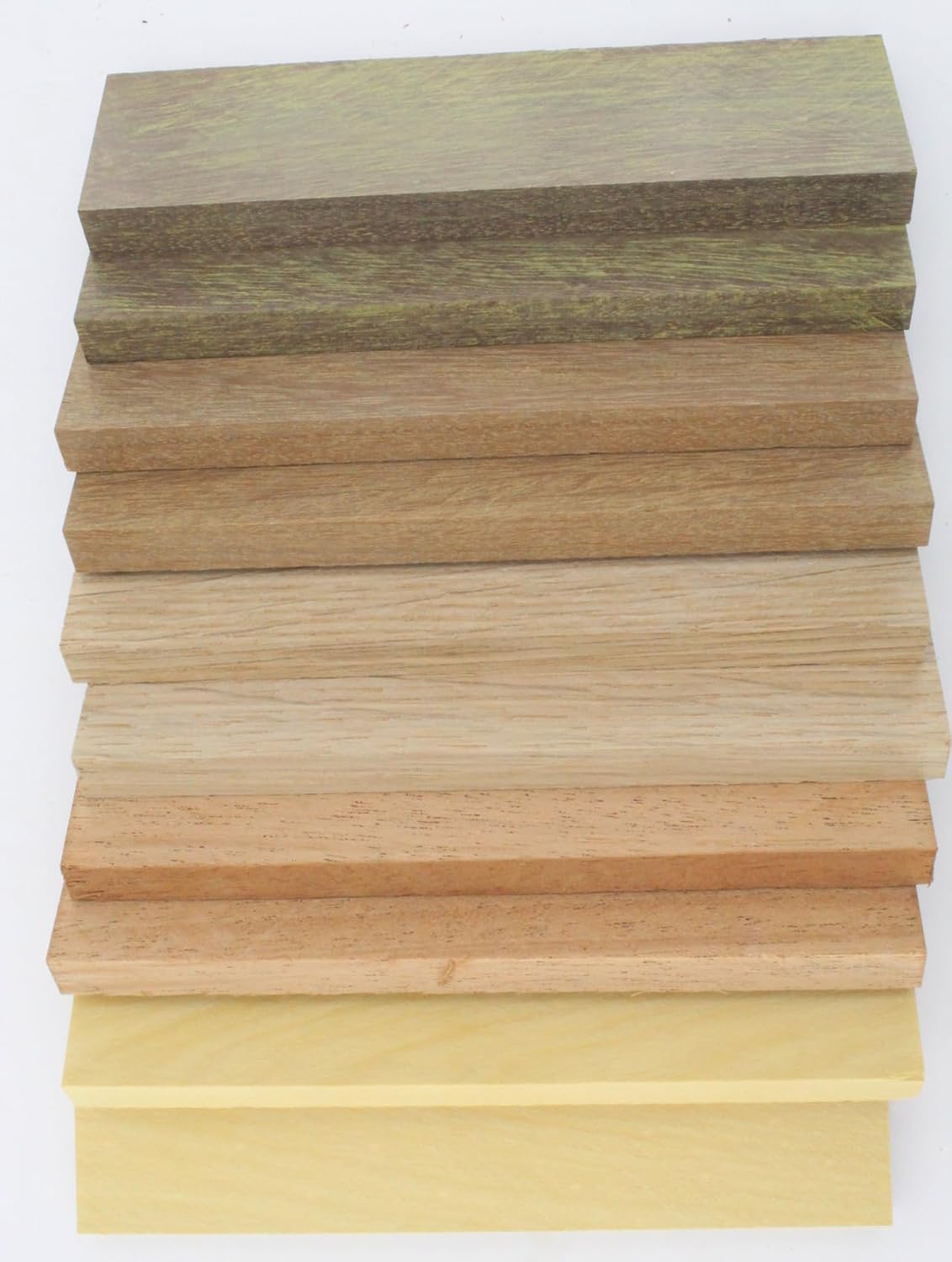 Payne Bros Variety Pack of 5 Wood Scales Knife Handle Material Untreated Wood (JLM) (VP50)