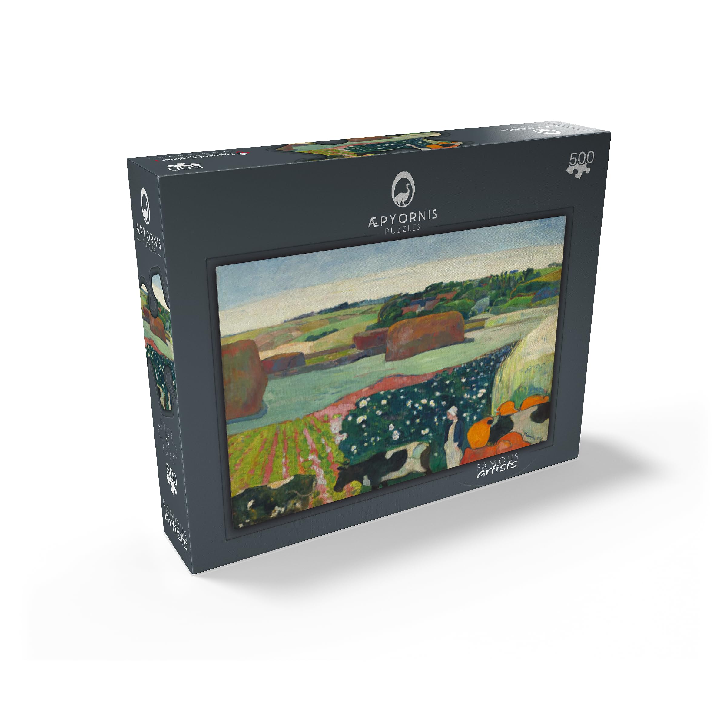 Amazon.com: MyPuzzle Haystacks in Brittany 1890 By Paul Gauguin