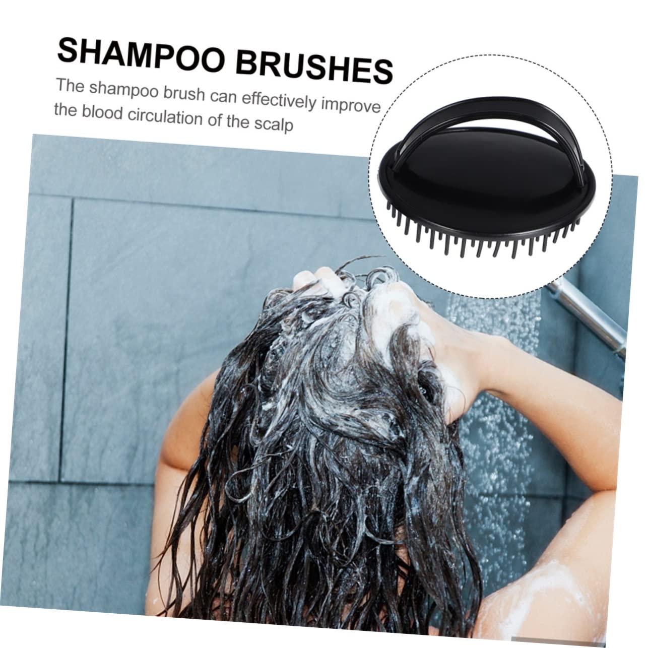 Beaupretty 20piezas Cepillos De Masaje Cabelludo De Cuidado Peine De Para Champú y Exfoliación Diseño Ergonómico y Cómodo Para Adultos