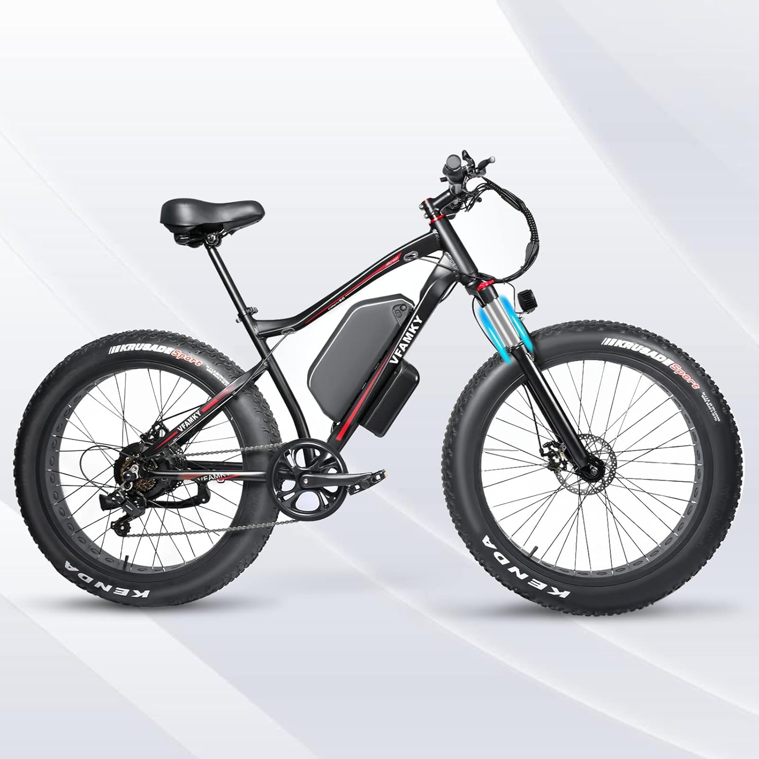 VFAMKY 1000W Electric Mountain Bike, 26 x 4 Fat Ubuy Nepal