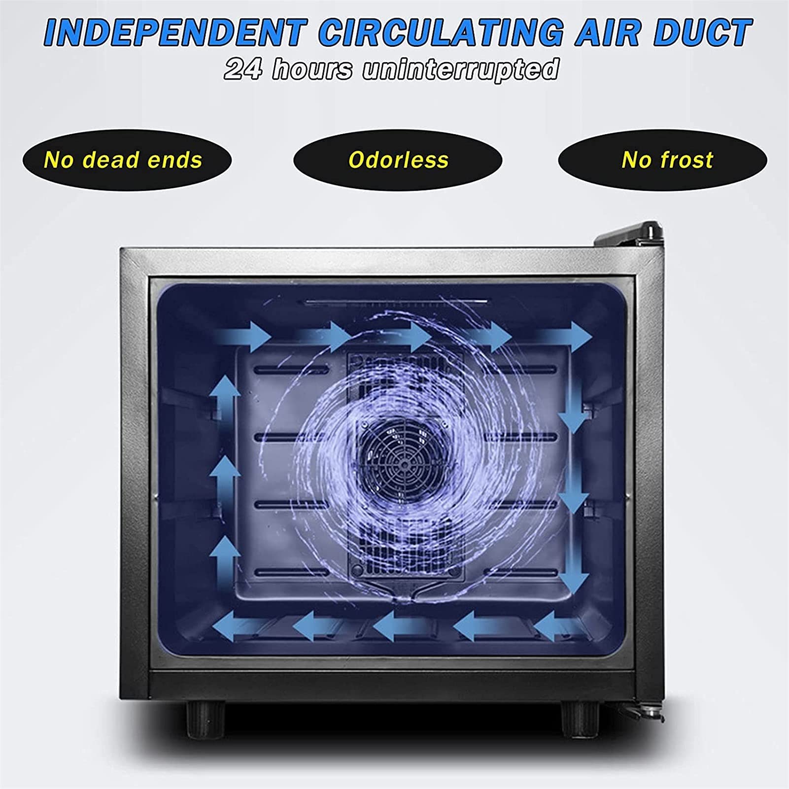 Dntum Wine Cooler Cabinet Beverage Refigerator Small Wine Cellar Soda Beer Counter Top Bar Fridge Quiet Operation Compressor Door Black Glass on Fridge.com