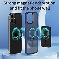 Vista 353 de Yriklso Strong Magnetic Case for iPhone 11 [Compatibilty with MagSafe] Protective Shockproof Cover Phone Case for iPhone 11 6.1" Frosted Purple