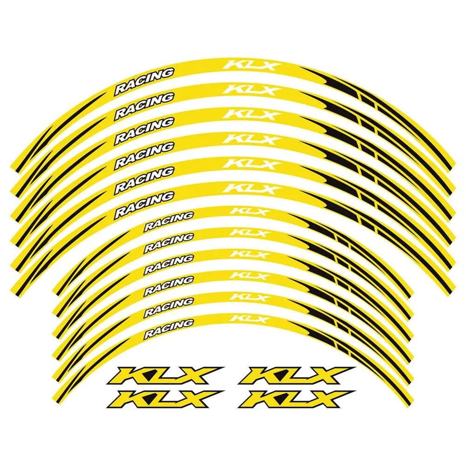 21 "18 Reflective Waterproof Wheel Decal Rim for KLX KLX230 KLX300 KXL-230R KXL 230S Kxl300r 230se