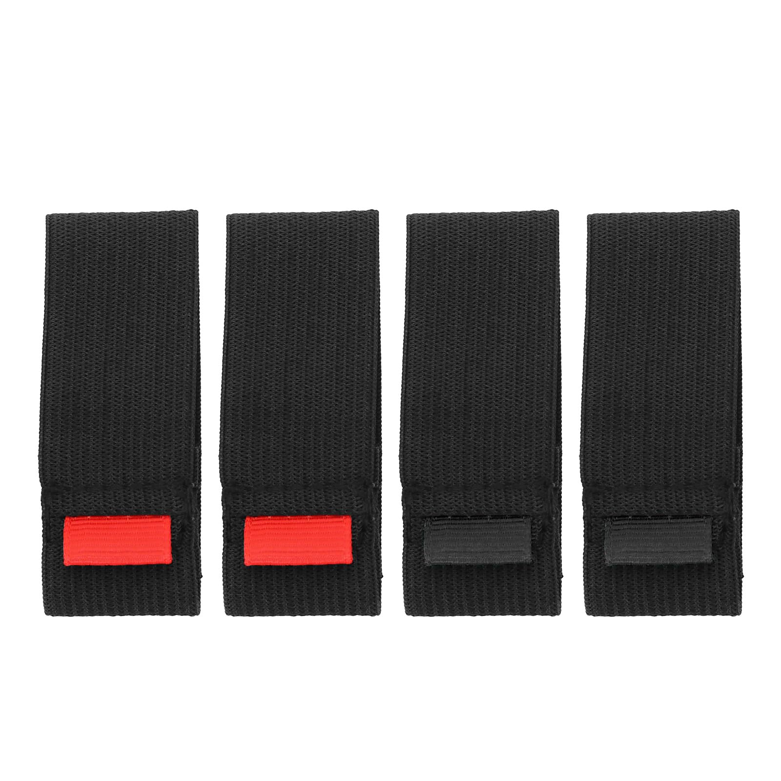 ECSiNG 4-Pack Fishing Reel Protective Straps Elastic Fishing Reel Straps with Reels Anti-wear Fishing Gear Protective Accessories Size L