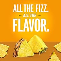 Vista 4 de IZZE - Mezcla de bebida de jugo con agua con gas, piña, sin azúcar añadido, 8.4 onzas líquidas, 24 latas