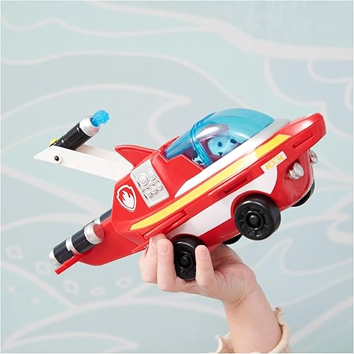 Miniatura 6 de Paw Patrol Aqua Pups Marshall - Vehículo de delfín transformable con figura de acción coleccionable, juguetes para niños a partir de 3 años