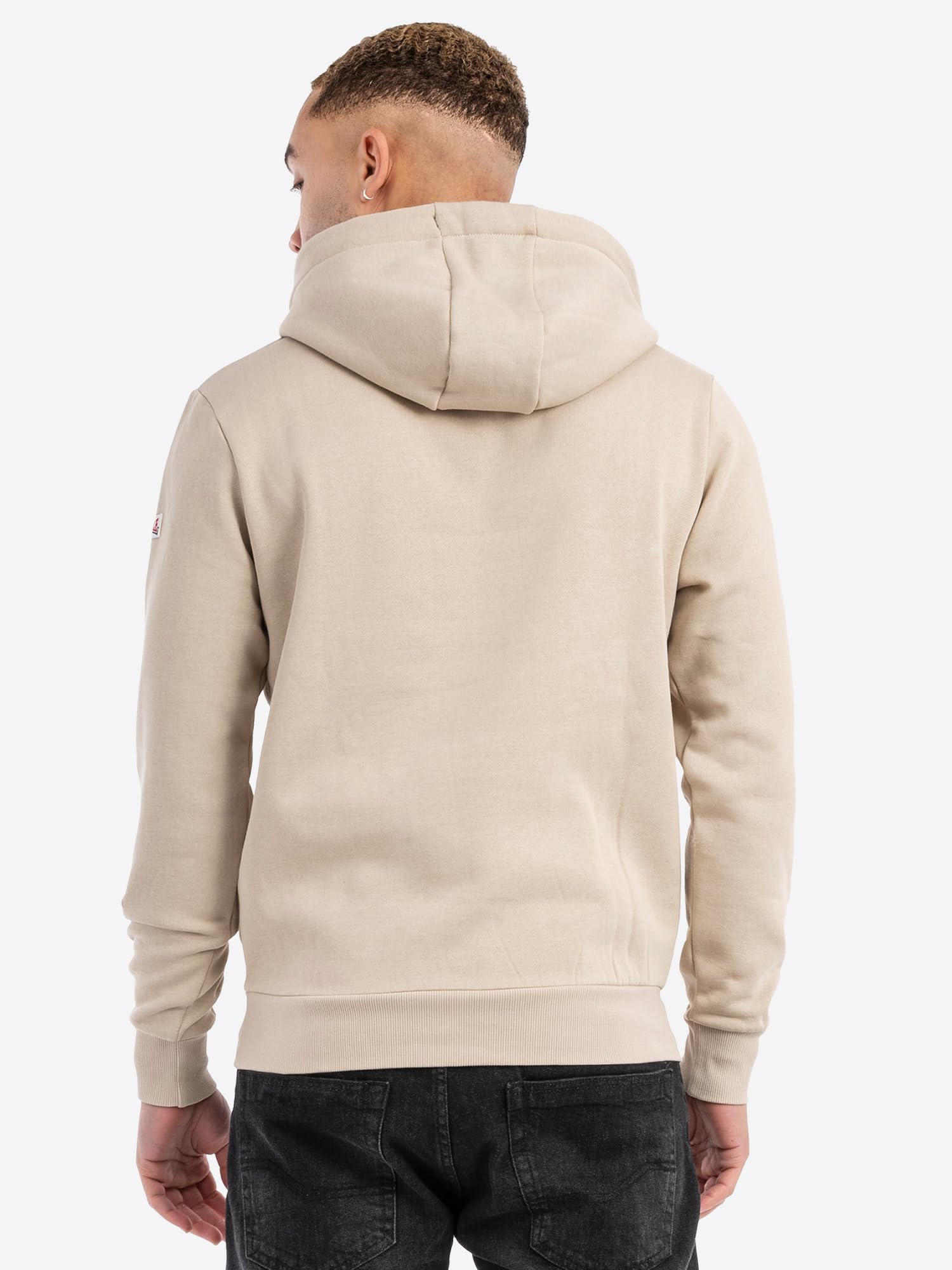 Lonsdale M?ska bluza z kapturem, Sand, L